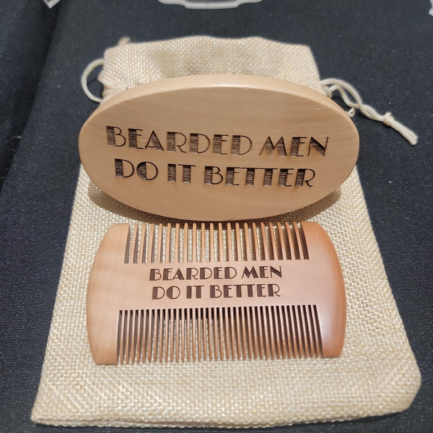 Beard Brush & Comb Set