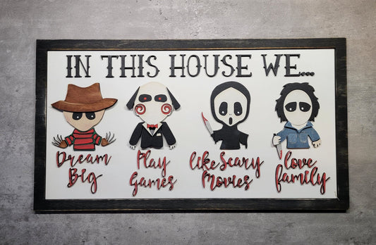 Scary Movie Sign