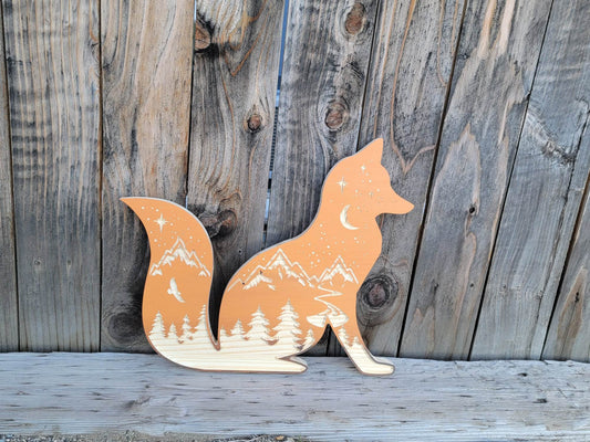 Fox - Carved