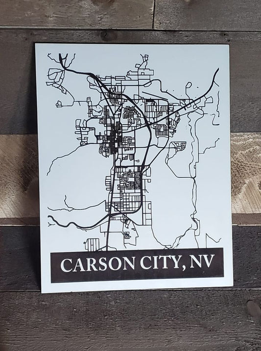 Carson City Map