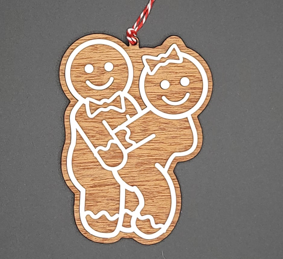 Naughty Gingerbread Ornaments