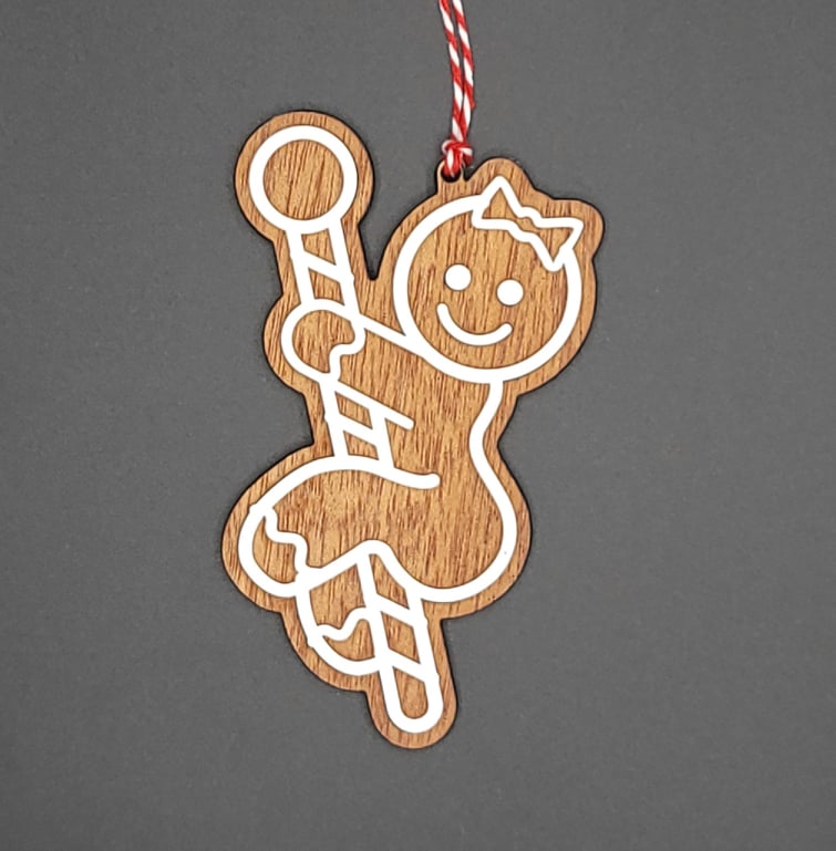 Naughty Gingerbread Ornaments