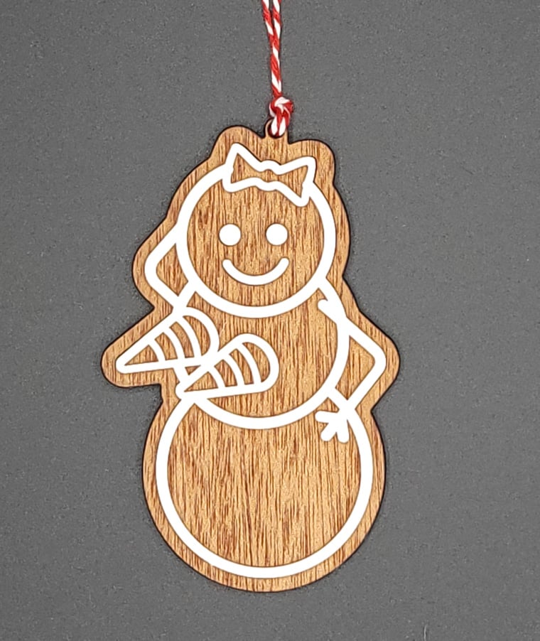 Naughty Gingerbread Ornaments