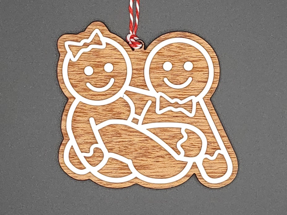 Naughty Gingerbread Ornaments